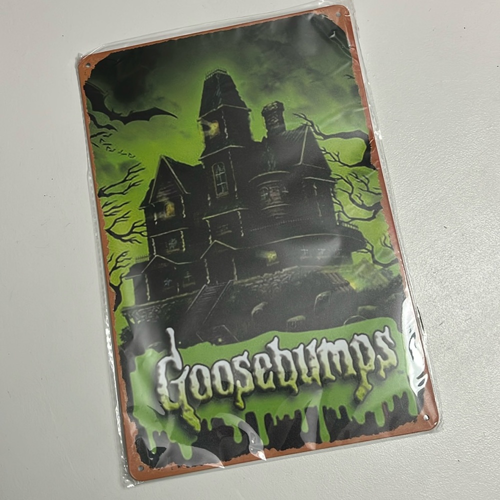 ⭐ GOOSEBUMPS - 8 x 12 Collectible Metal Sign